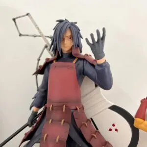 31cm Madara Uchiha Action Figure with Uchiwa Naruto Shippuden Anime Figurine Uchiha Madara Statue Toy